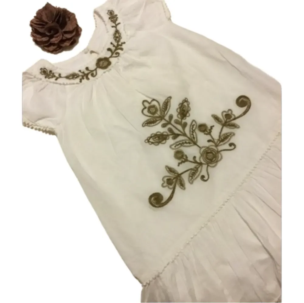 🍂Old Navy  white dress girls size 4🍂
